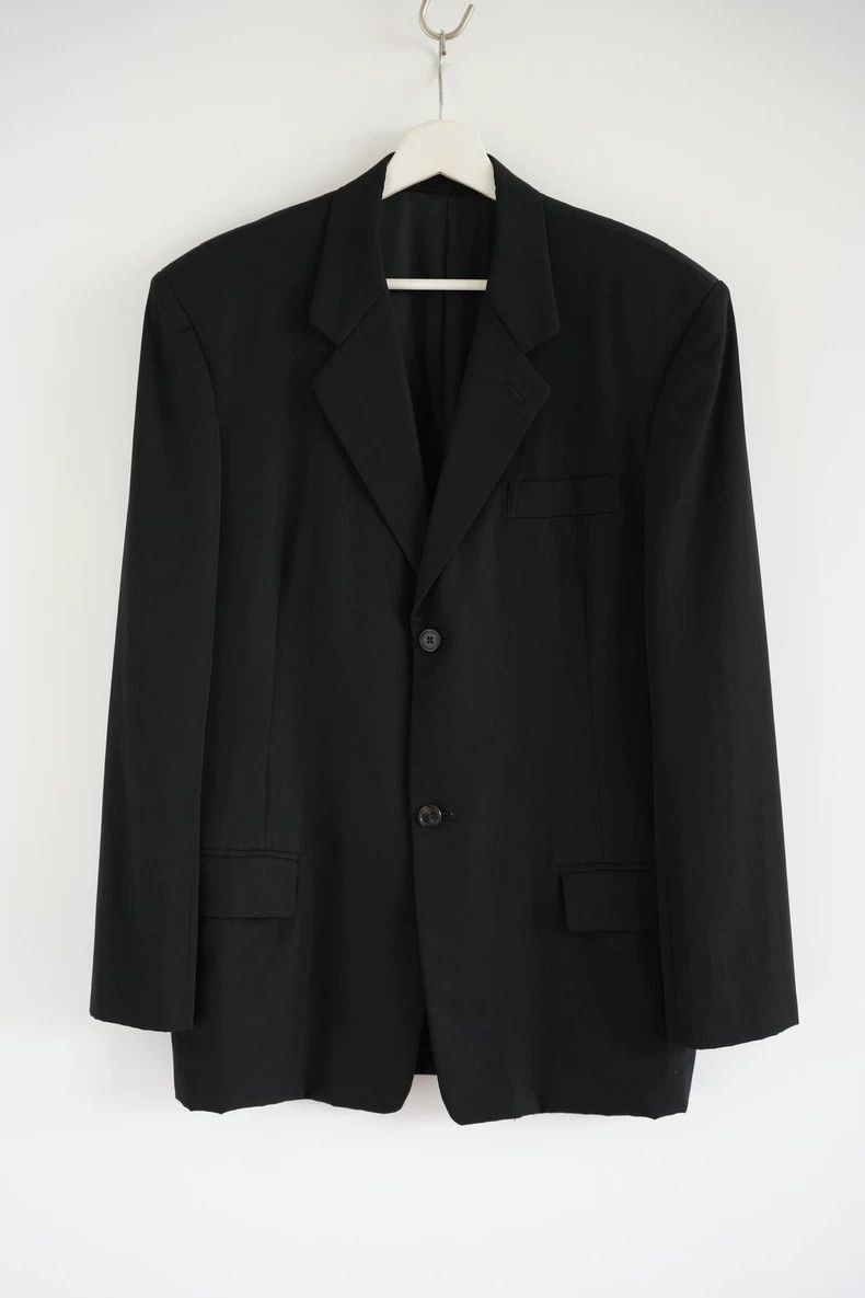 Yohji Yamamoto Yohji Yamamoto Yohji Yamamoto 90s Minimalist Wool Suit Size US M / EU 48-50 / 2 - 1 Thumbnail