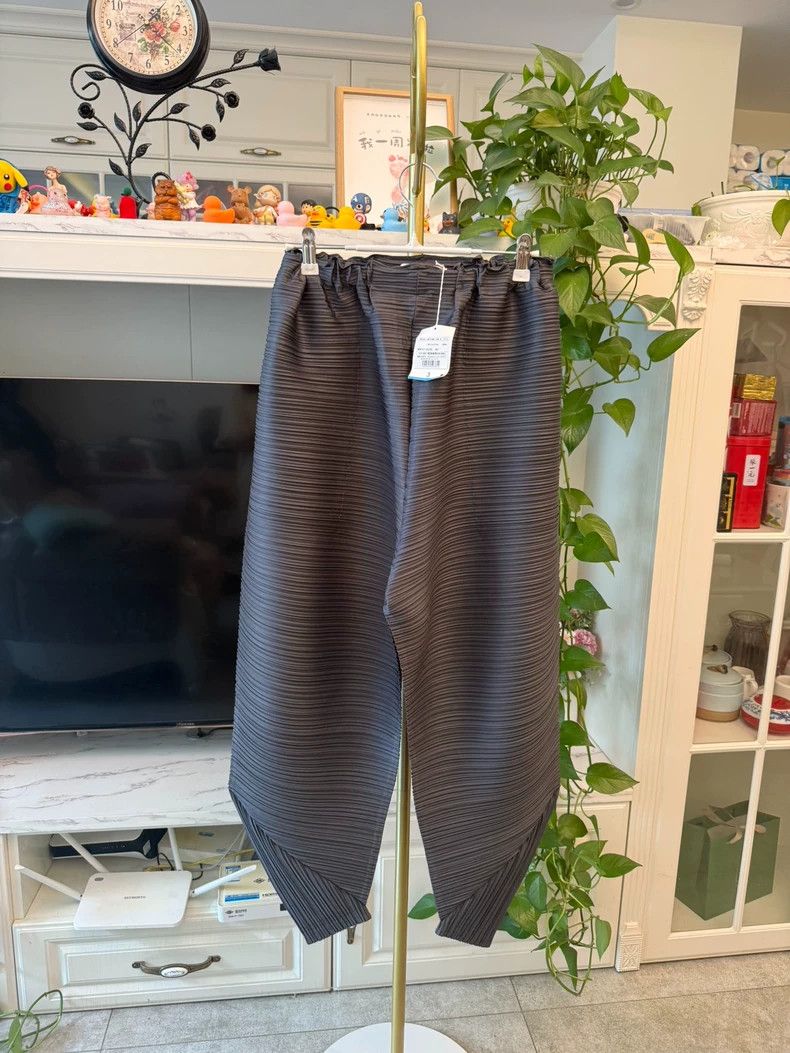 Issey Miyake Issey Miyake size:3 Charcoal grey irregular pants and chic Size 31" - 1 Thumbnail