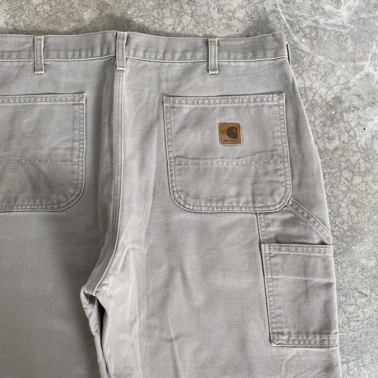 Carhartt Vintage Carhartt Desert Grey Carpenter Workwear Pants Size US 36 / EU 52 - 19 Thumbnail