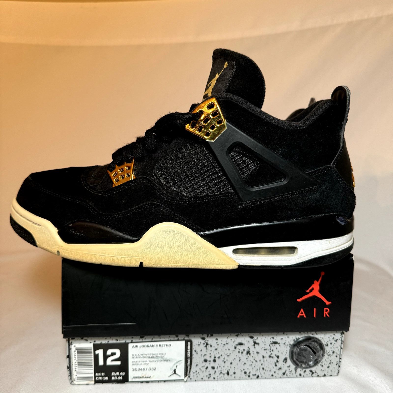Jordan Brand × Nike Size 12 - Nike Air Jordan 4 Retro Royalty Men's Shoes Size US 12 / EU 45 - 9 Thumbnail