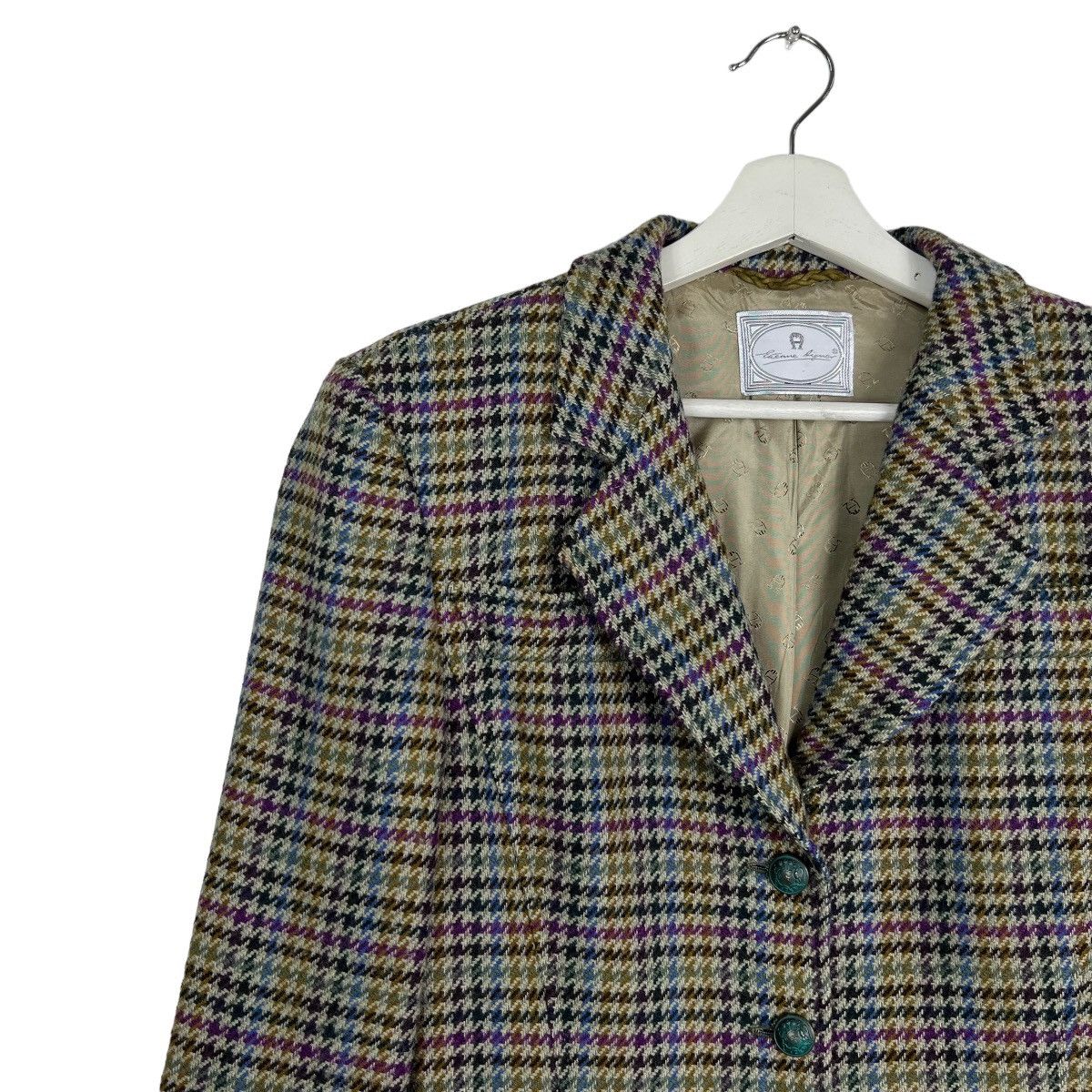 Aigner × Etienne Aigner 🔥 VINTAGE ETIENNE AIGNER TWEED WOOL BLAZER MADE IN GERMANY Size M / US 6-8 / IT 42-44 - 7 Thumbnail