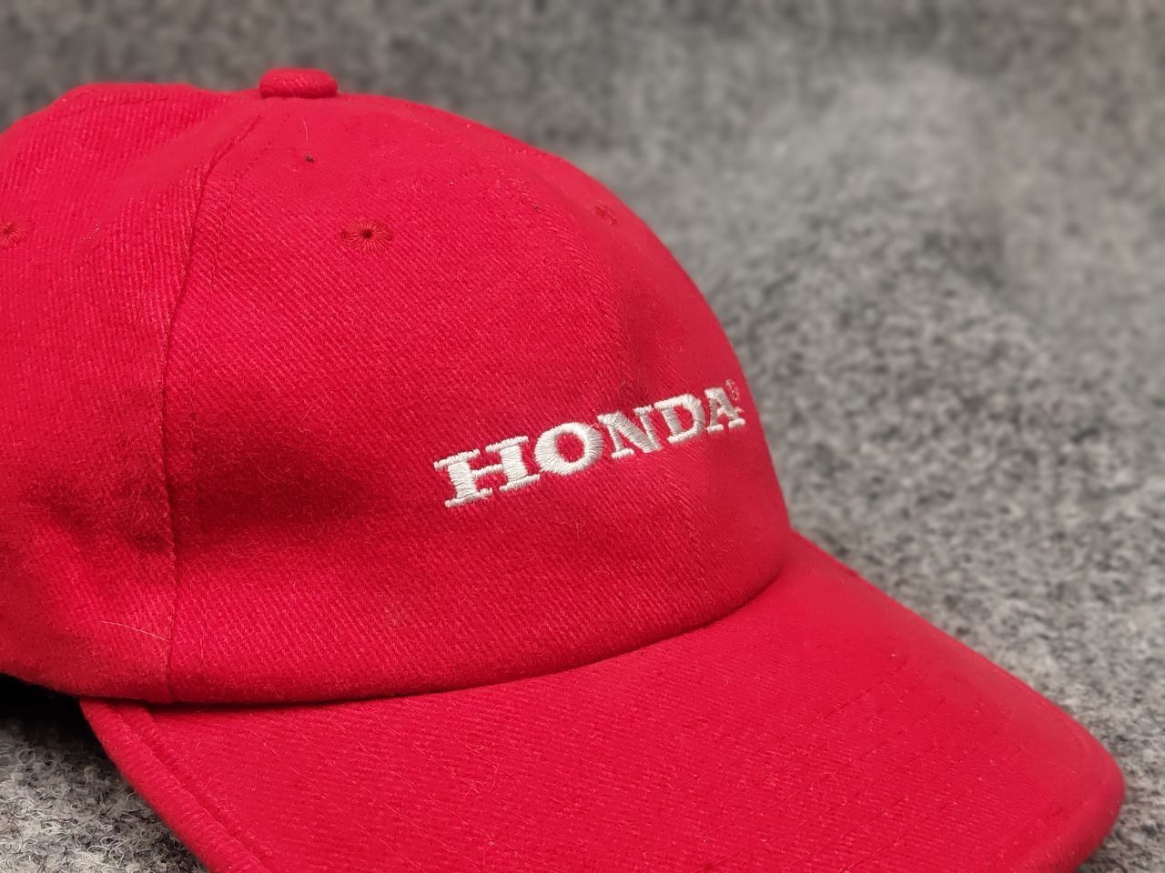 Honda Honda Team Racing Vintage 90's Red Logo One Size Cap Hat Size ONE SIZE - 4 Thumbnail