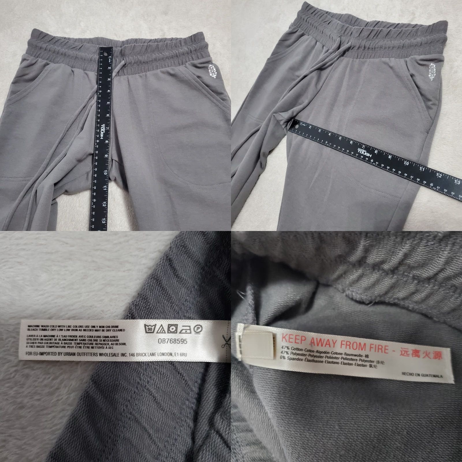 Free People Free People FP Movement Joggers Women S Charcoal Gray Sunny Skinny Sweatpants Athleisure Size 28" / US 6 / IT 42 - 9 Thumbnail
