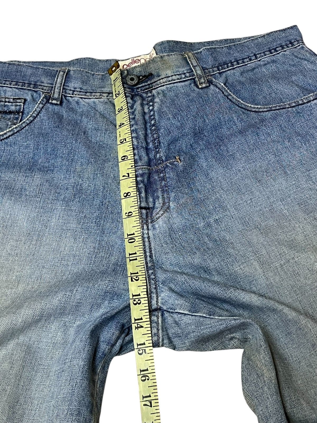 Marc Buchanan BAGGY🔥PELLE PELLE MARC BUCHANAN lot 0002 dirty baggy jeans Size US 37 - 22 Thumbnail