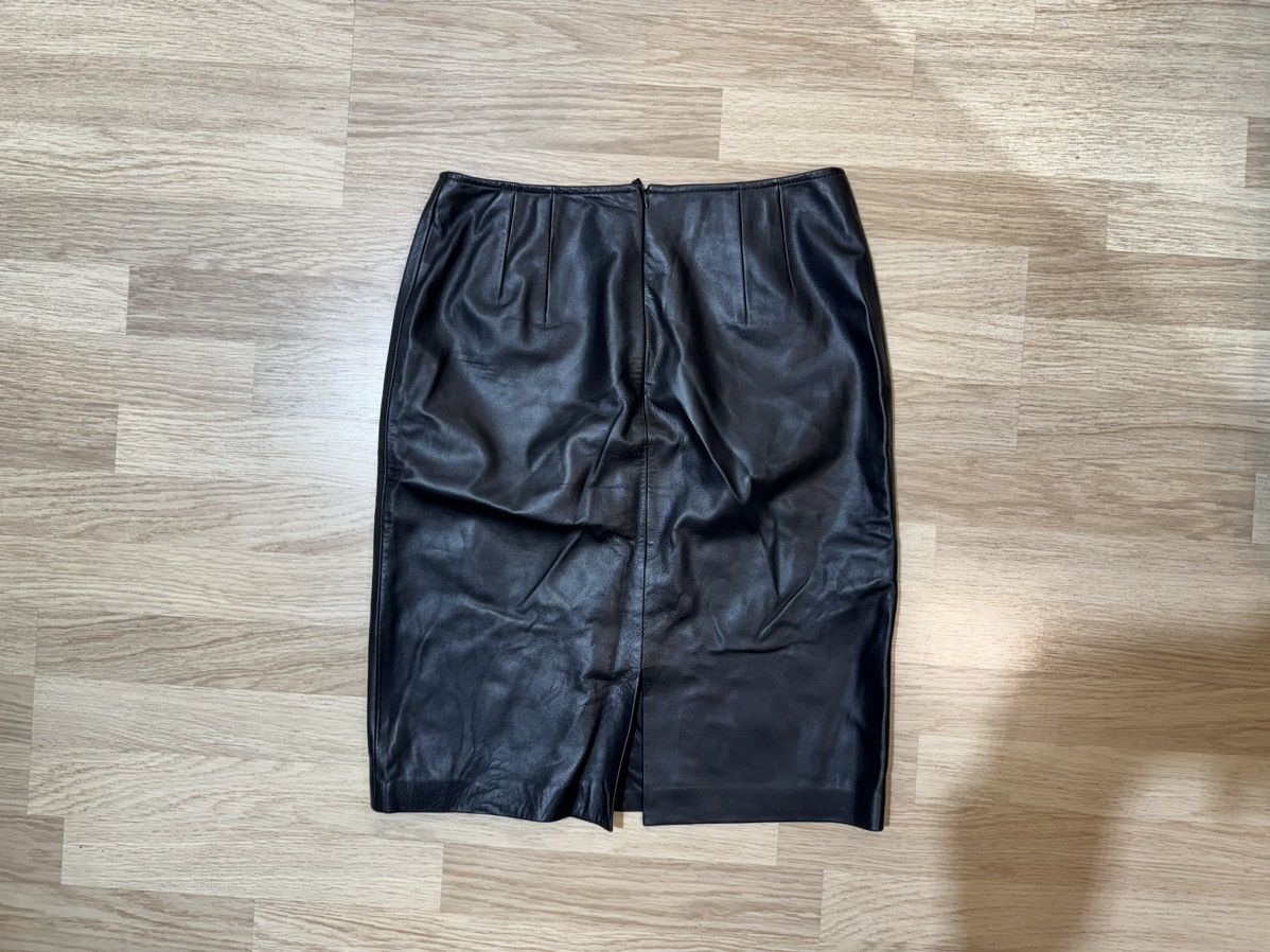 Escada × Leather × Vintage Escada lammnappa skirt 38 Size 26" / US 2 / IT 38 - 8 Thumbnail