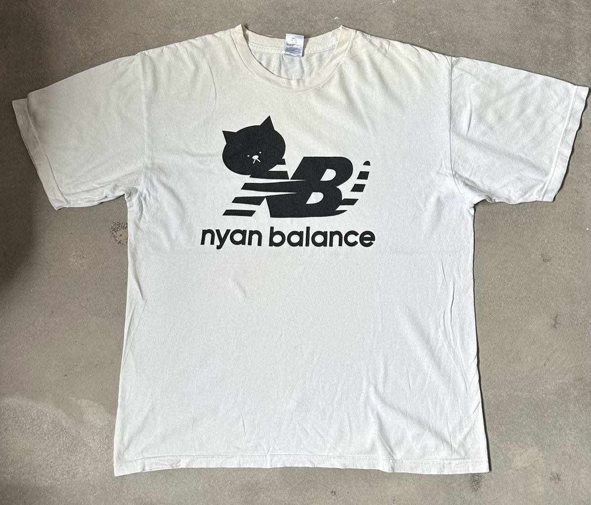 Vintage NYAN BALANCE NB HUMOR TEE CAT Size US L / EU 52-54 / 3 - 1 Thumbnail
