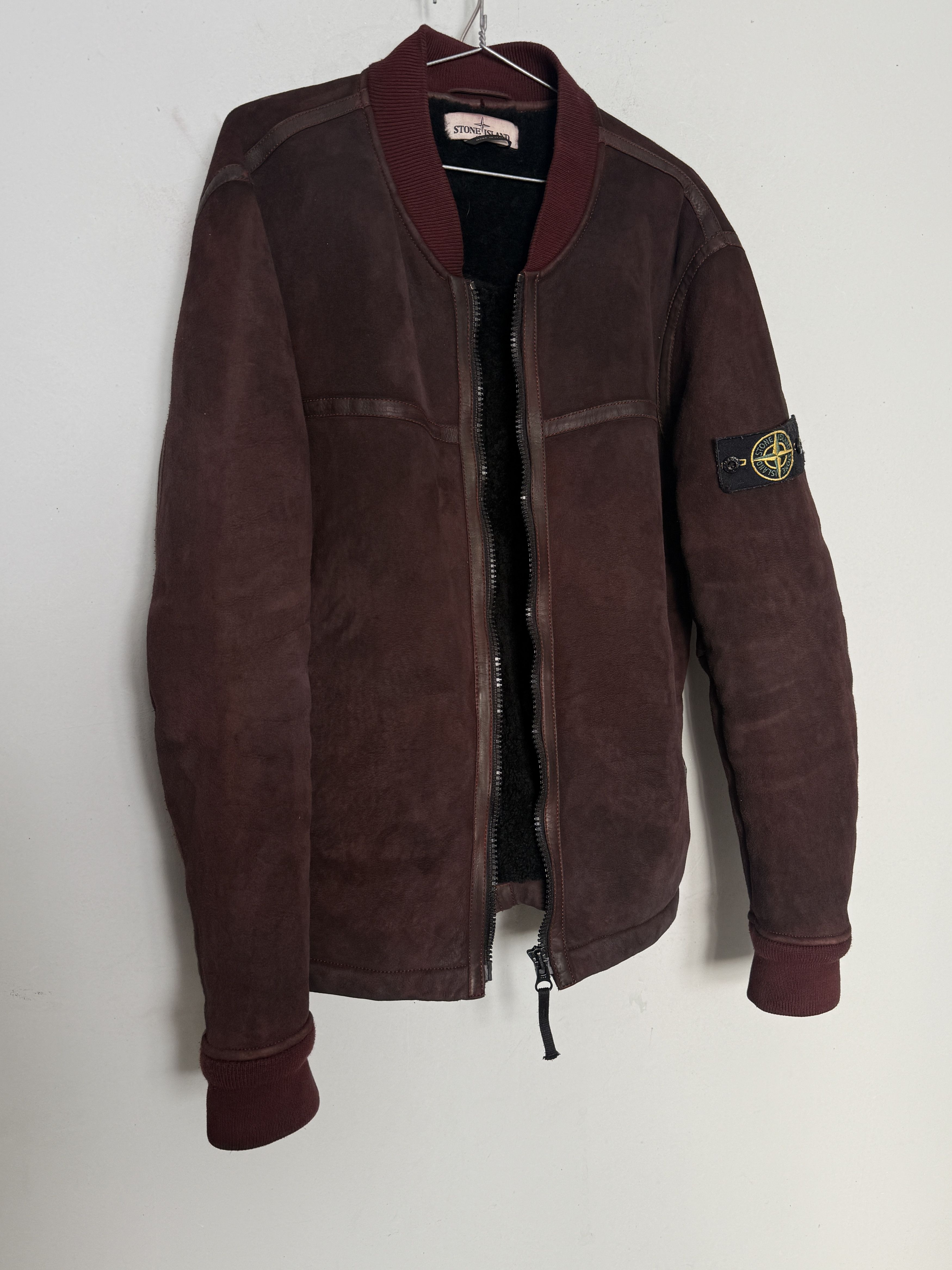 Stone Island 🔥Stone island sheepskin dyed Garment jacket suede Size US XL / EU 56 / 4 - 2 Thumbnail
