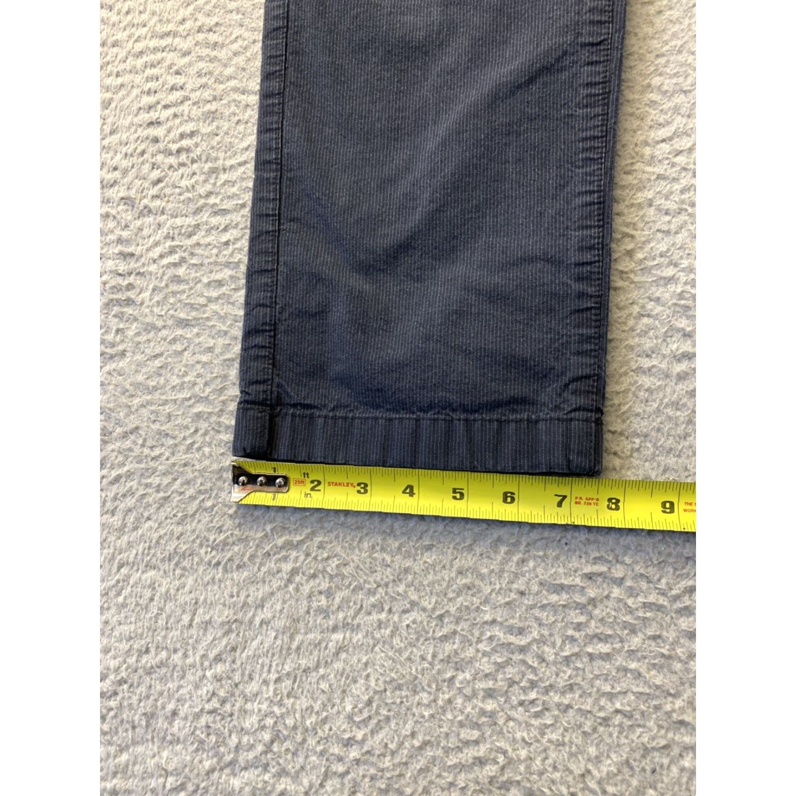 Banana Republic Banana Republic Men's Casual Pants Chino Dark Gray Aiden Fit 34x32 Skinny Modern 5-Pocket Belt Loops Flat Front Size US 34 / EU 50 - 5 Thumbnail