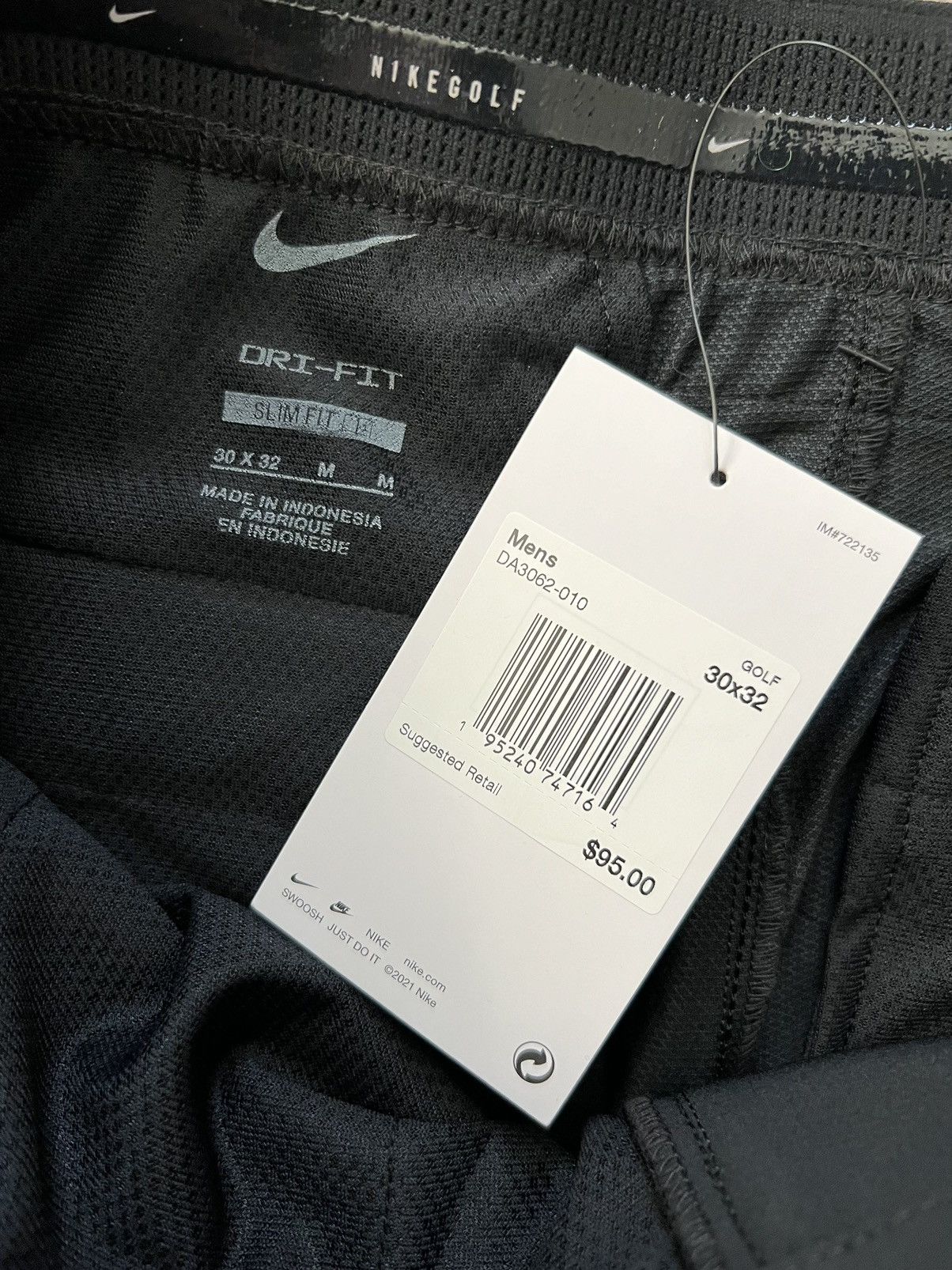 Nike NIKE TOUR VAPOR DRI-FIT GOLF PANTS SLIM FIT Size US 30 / EU 46 - 8 Thumbnail