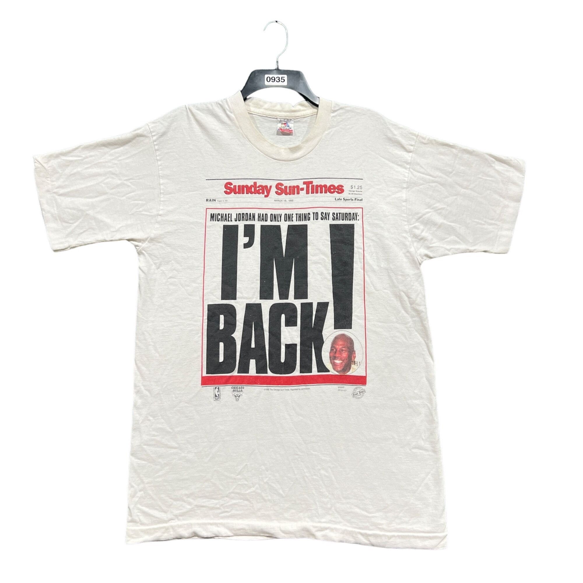 michael jordan im back shirt