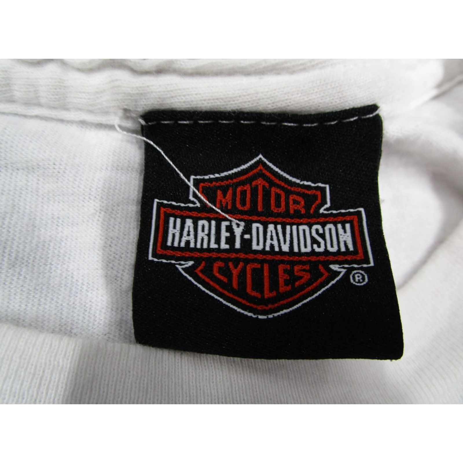 Harley Davidson Harley-Davidson Shirt Mens Large White Legendary Motorcycles Rocklin CA Eagle Size US L / EU 52-54 / 3 - 3 Thumbnail
