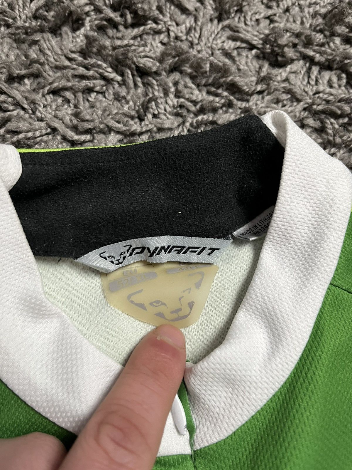 Vintage Dynafit Trail Ride Cycling Jersey White/Green Size L Size US L / EU 52-54 / 3 - 6 Thumbnail