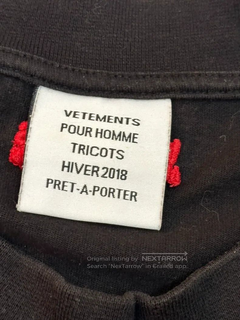 Vetements Vetements Black German Tank T-shirt Size US XS / EU 42 / 0 - 4 Thumbnail