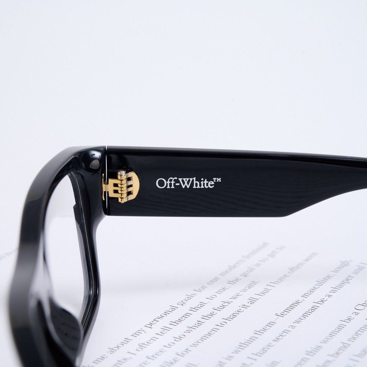 Off-White OFF WHITE STYLE 86 BLACK GLASSES Size ONE SIZE - 4 Thumbnail