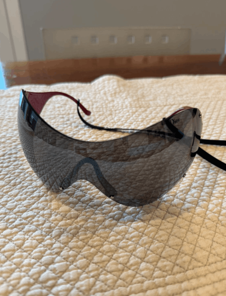 Dior DIOR Sunglasses Ski 1 Galliano 2003 Wrap Shield Mask Ski Size ONE SIZE - 4 Thumbnail