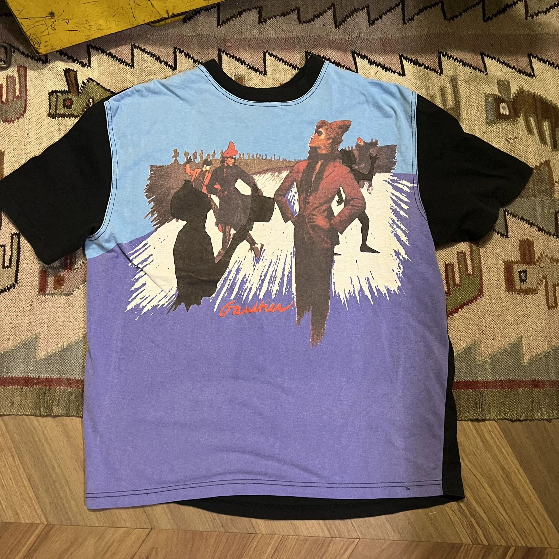 Jean Paul Gaultier Japanese Vintage Fashion Tee Size US M / EU 48-50 / 2 - 1 Thumbnail