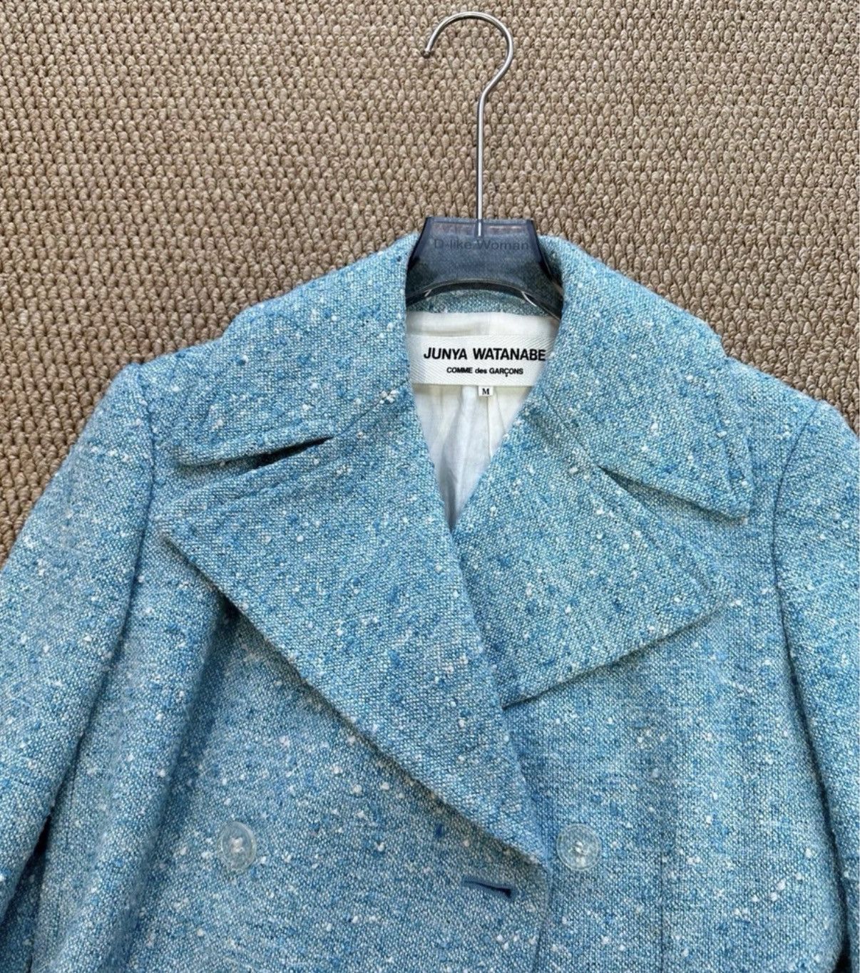 Junya Watanabe JUNYA WATANABE Speckled Tweed Double-Breasted Coat K23 Size M / US 6-8 / IT 42-44 - 2 Thumbnail