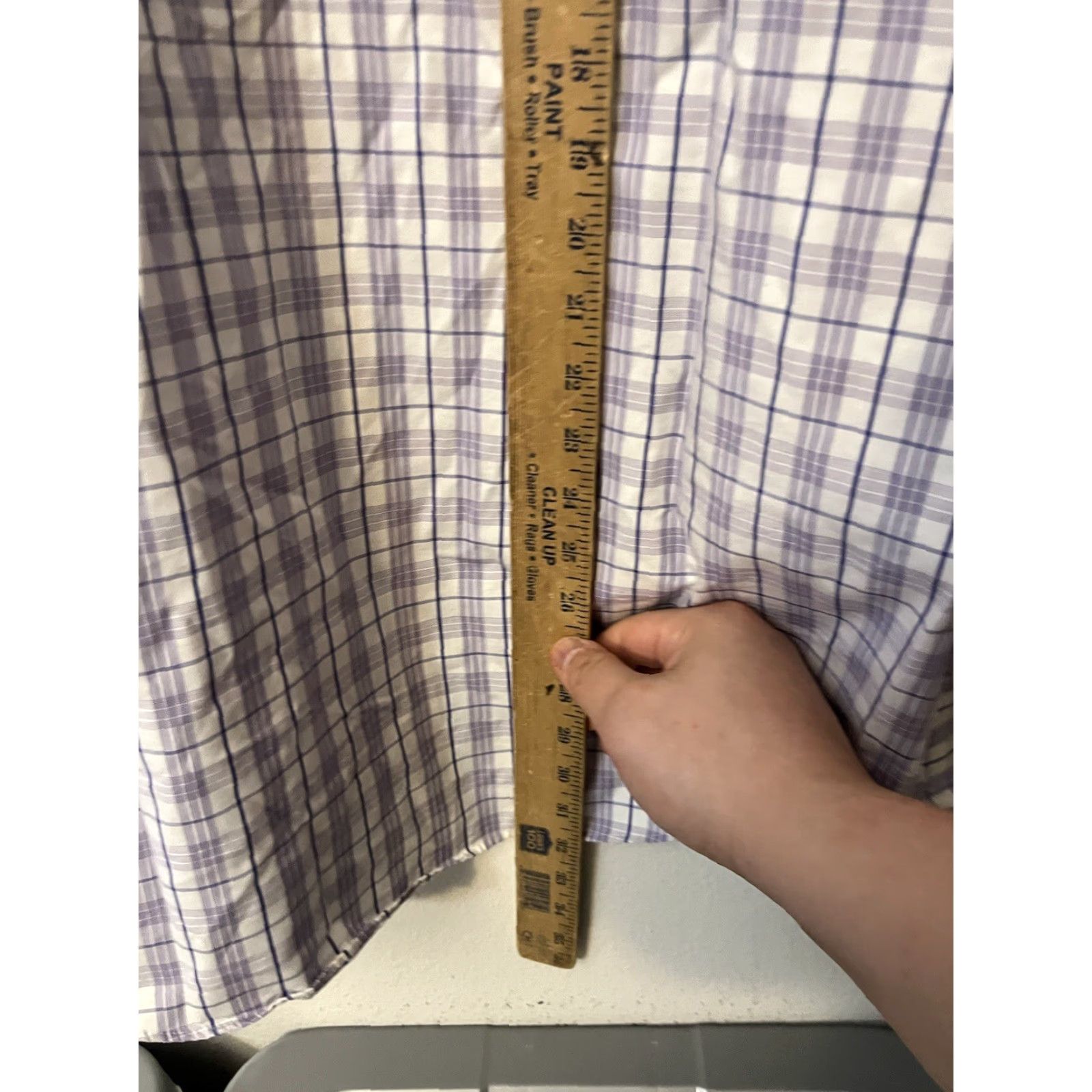 Kenneth Cole VINTAGE Kenneth Cole Reaction Shirt Mens XL Purple Plaid Long Sleeve Button Up Size US XL / EU 56 / 4 - 4 Thumbnail