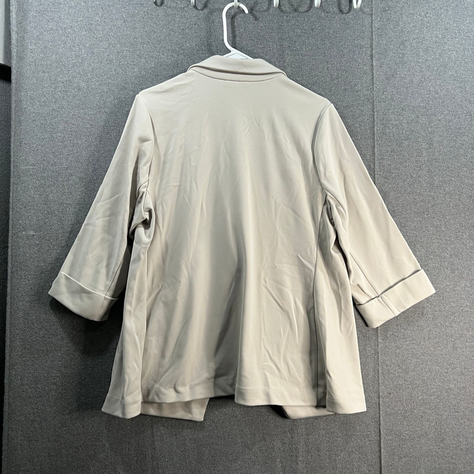 Other GRAVER Susan Graver LK Fusion 3/4 Slv Cutaway Hem Blazer Size XL / US 12-14 / IT 48-50 - 2 Thumbnail