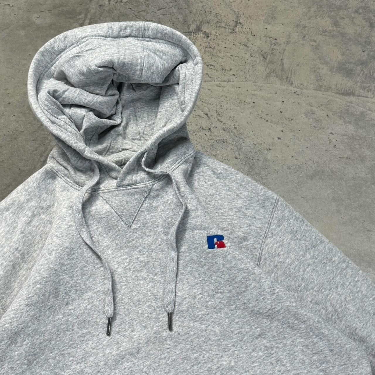 Russell Athletic × Vintage Vintage 90s Russell Athletic Grey Hoodie Size US L / EU 52-54 / 3 - 3 Thumbnail