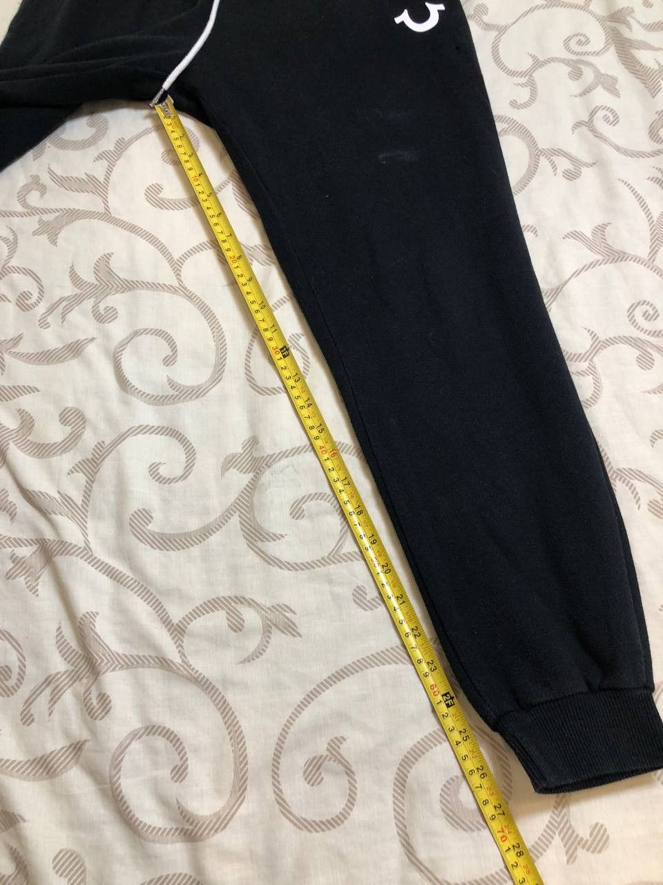 True Religion TRUE RELIGION BLACK LOGO JOGGER SWEATPANTS Size US 32 / EU 48 - 10 Thumbnail