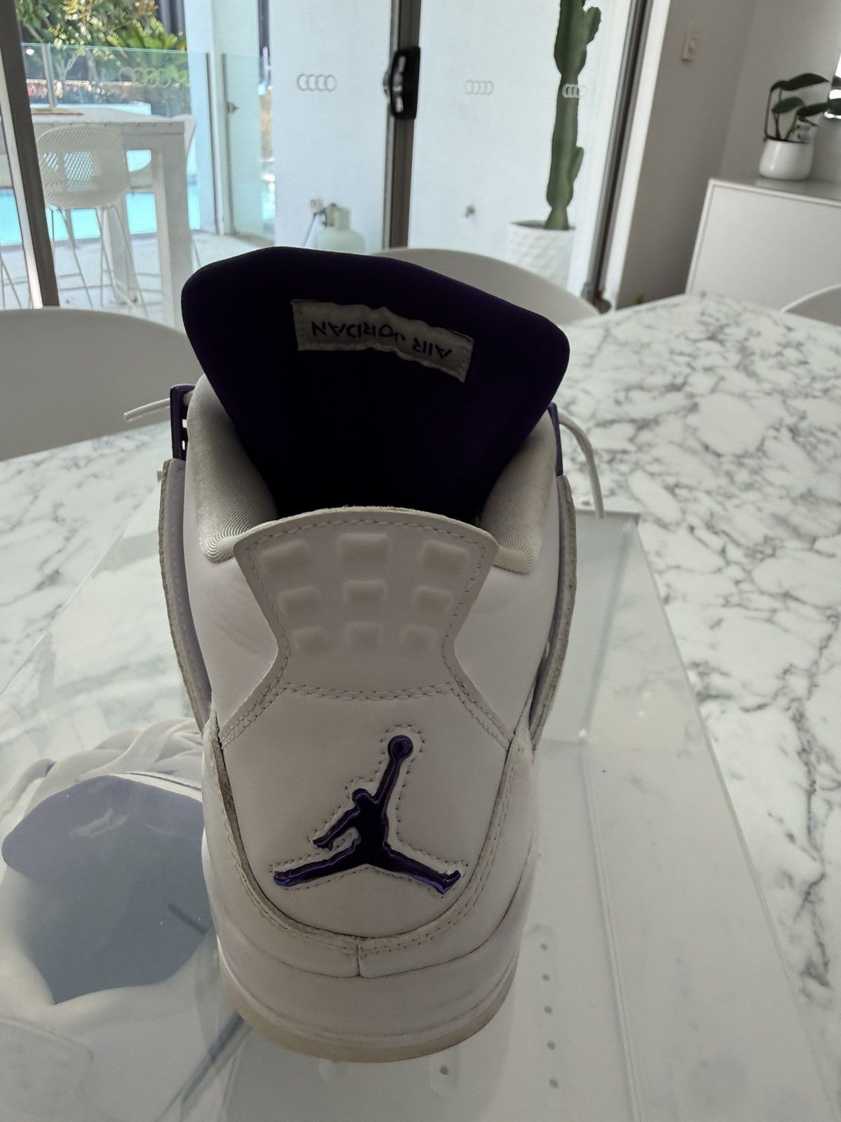 Jordan Brand Jordan 4 Retro Metallic Purple Size US 10 / EU 43 - 7 Thumbnail