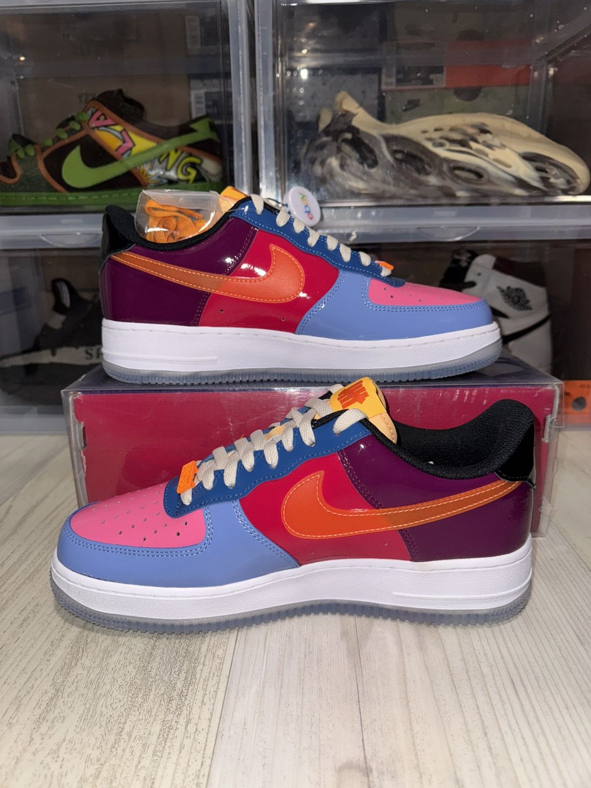 Nike × Undefeated Nike Force 1 Low Undefeated Total Orange Size US 8.5 / EU 41-42 - 3 Thumbnail