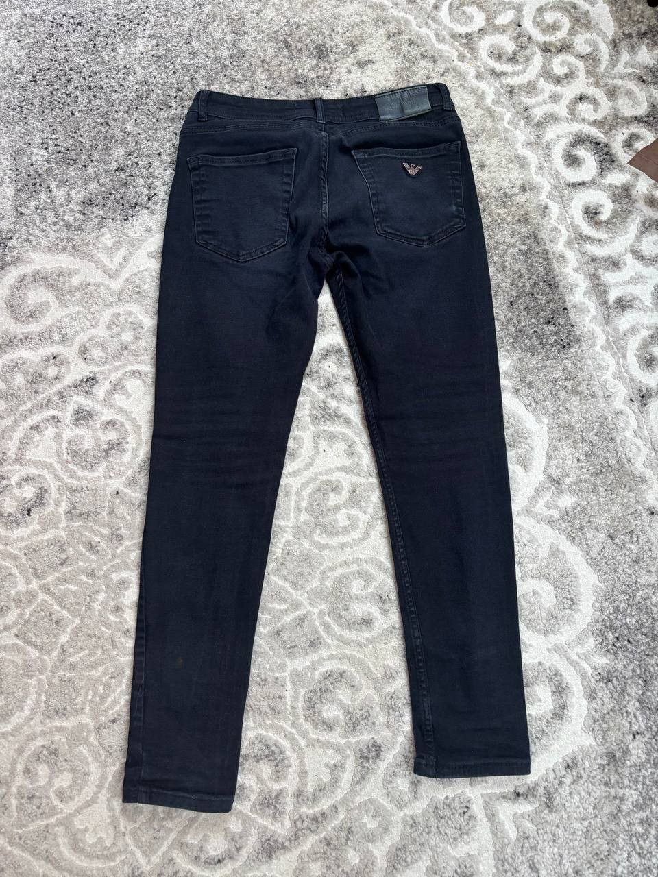 Armani Armani Jeans Black Skinny Distressed - Size 31 Size US 31 - 16 Thumbnail