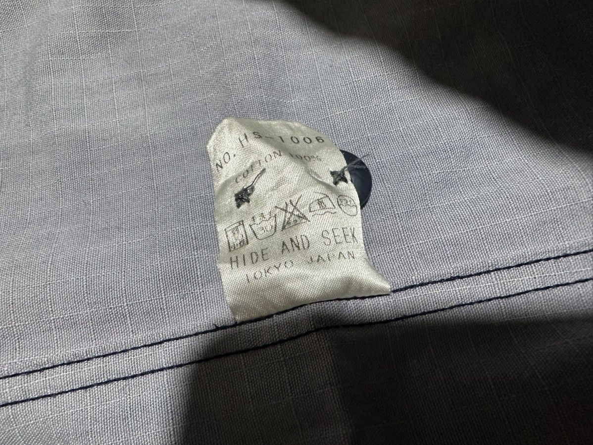 Japanese Brand 🔥Japanese Vintage Hide And Seek Ripstop Jacket Hidden Button Size US M / EU 48-50 / 2 - 9 Thumbnail