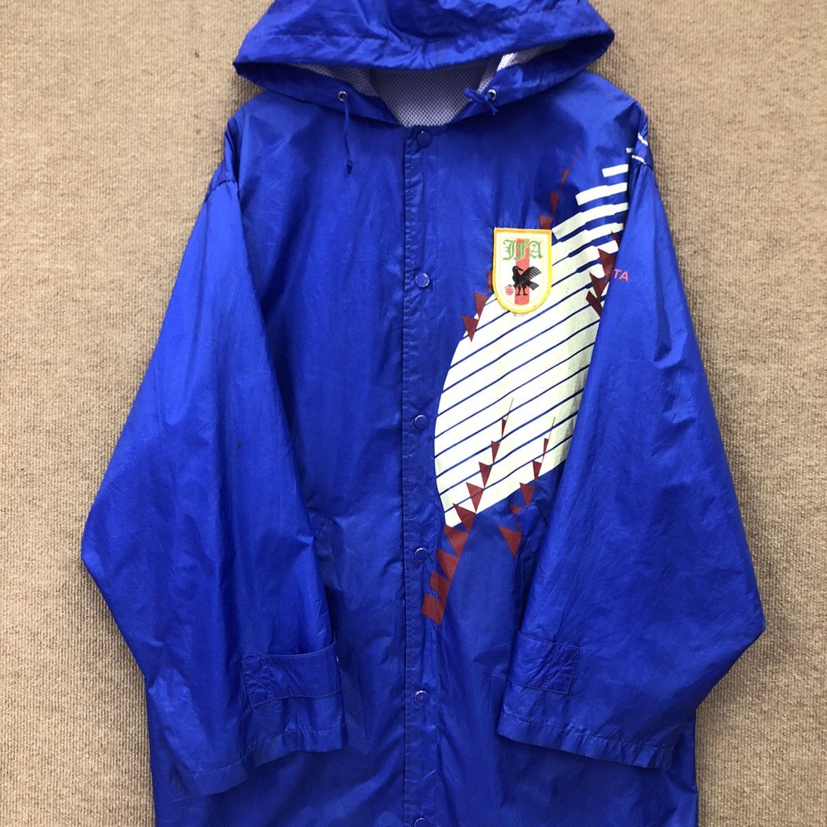 Vintage Vintage 94 JAPAN Football Association Parka Long Jacket Size US XL / EU 56 / 4 - 8 Thumbnail