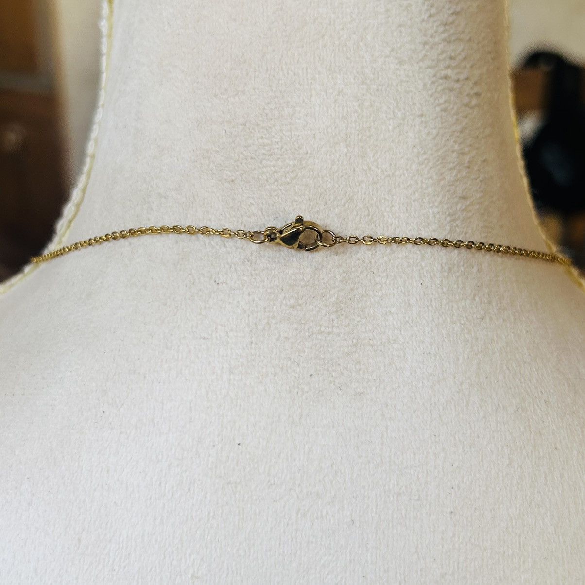 Handmade Handcrafted cat eye glass Czech glass pearl necklace set Size ONE SIZE - 7 Thumbnail