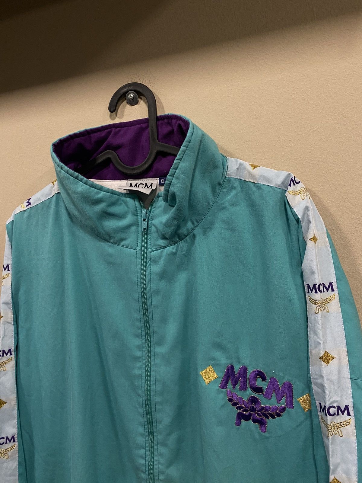 MCM Vintage MCM RNB Y2K Lampas Track Suit Size US XL / EU 56 / 4 - 2 Thumbnail