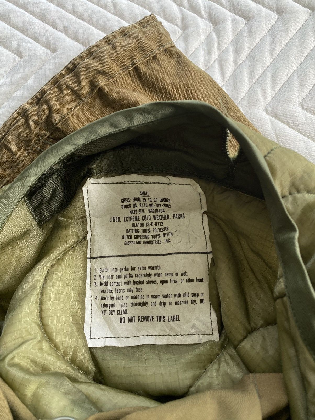 Vintage Vintage US Army M-51 Fishtail Parka – 1983s Original Issue Size US L / EU 52-54 / 3 - 10 Thumbnail