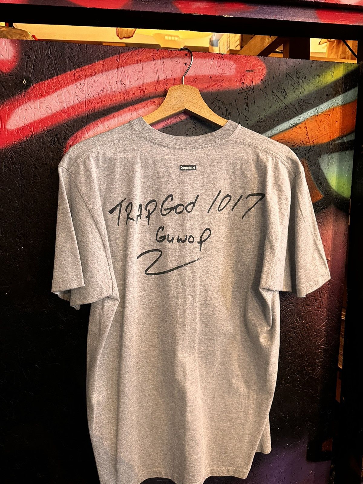 Supreme Supreme Gucci Mane T grey Size US L / EU 52-54 / 3 - 2 Thumbnail
