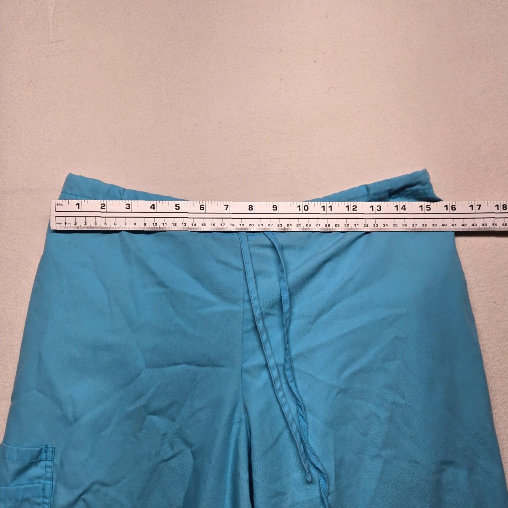 Vintage VINTAGE SB Scrubs Womens Medical Uniform Pants Long Elastic Drawstring Pocket Medium Blue Women Size 32" / US 10 / IT 46 - 4 Thumbnail
