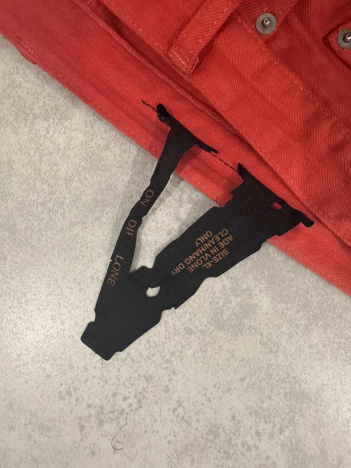 Vlone Vlone Stacked Denim Size US 35 - 4 Thumbnail