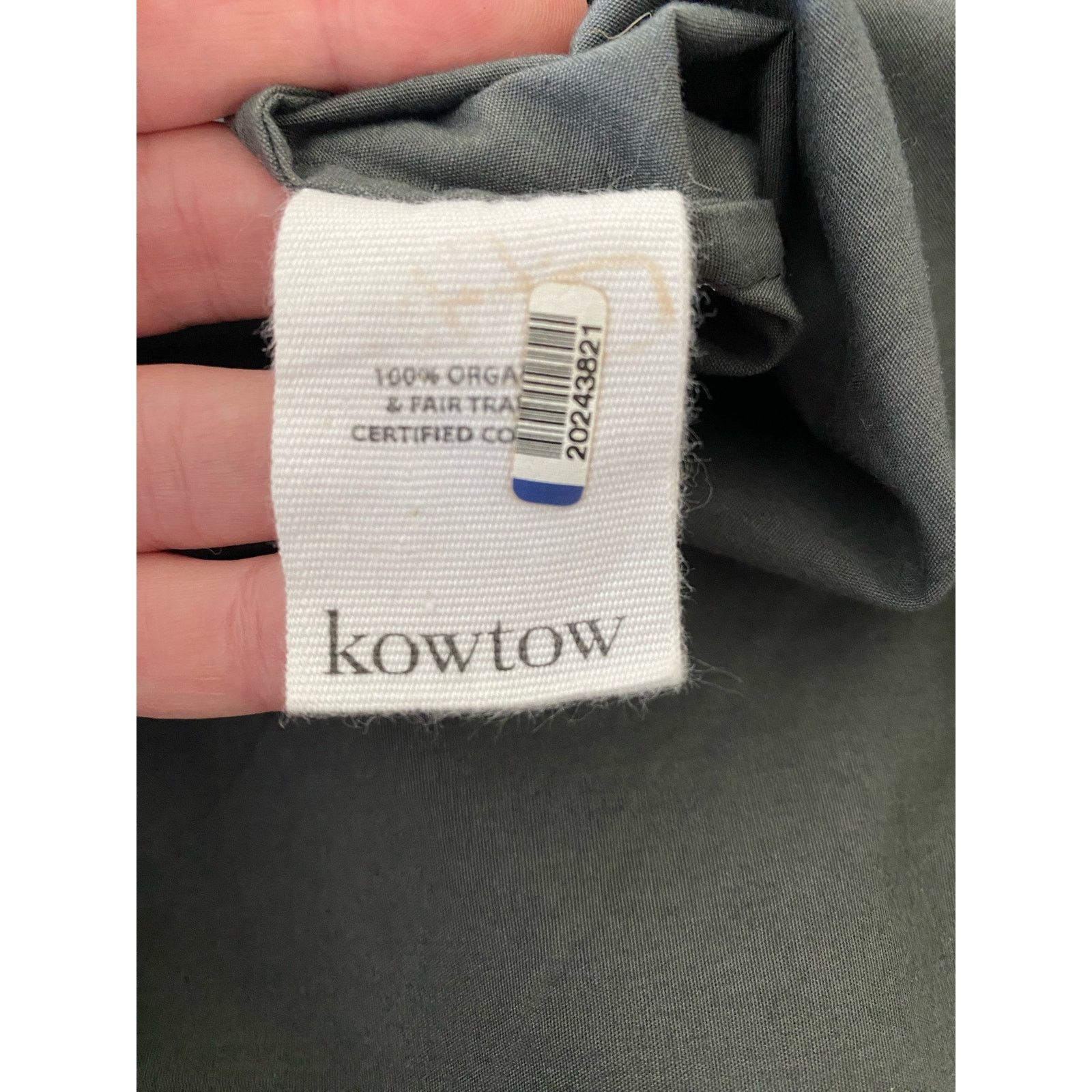 Kowtow KOWTOW Belted Scoop Neck Sleeveless Maxi Dress Gray Medium Size M / US 6-8 / IT 42-44 - 12 Thumbnail