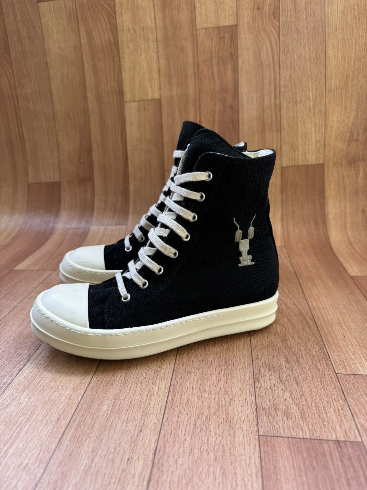 Rick Owens Drkshdw 🔥🥹 Rick owens drkshdw Ramones Size US 6.5 / IT 36.5 - 6 Thumbnail