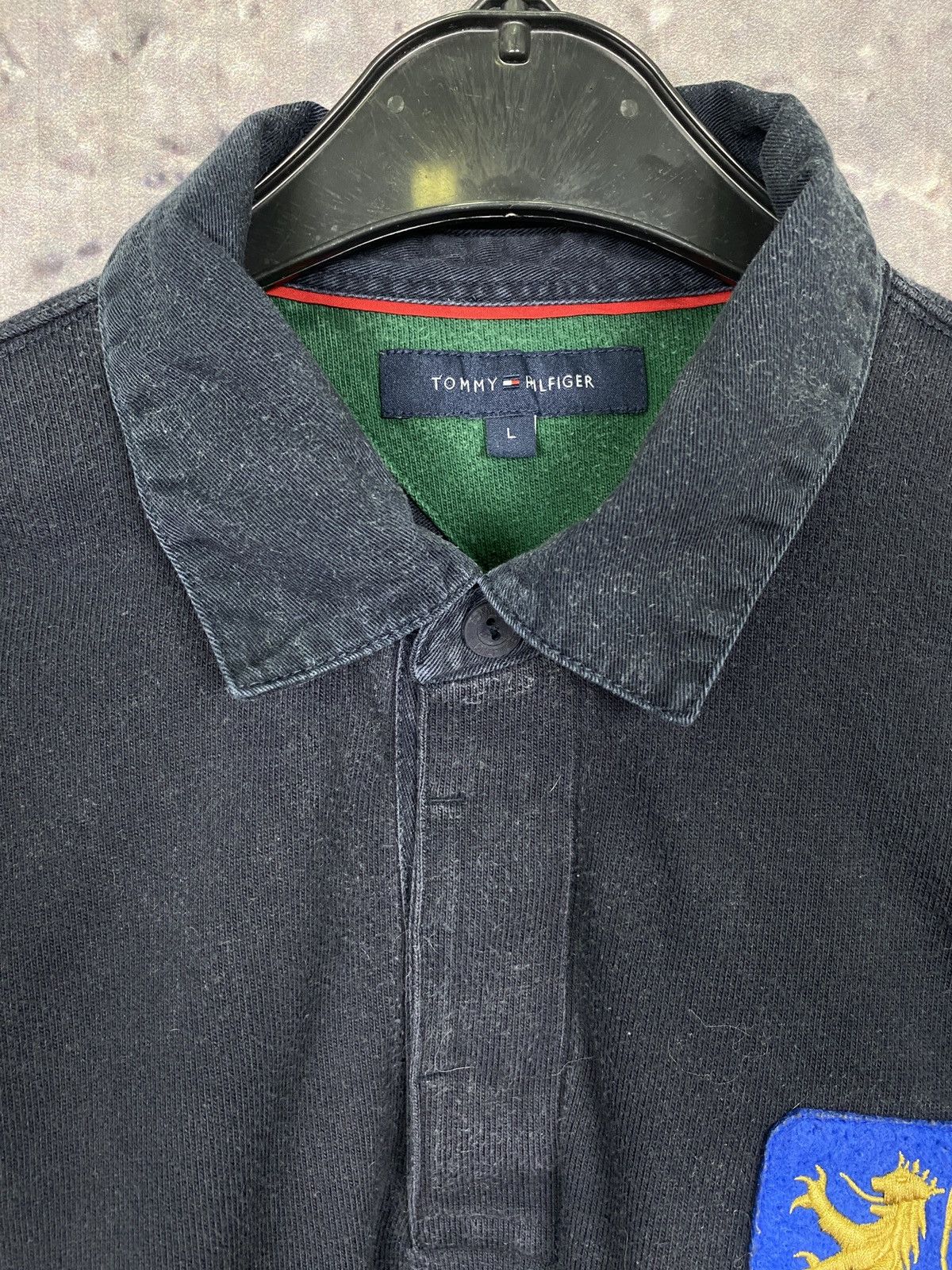 Tommy Hilfiger Men’s Tommy Hilfiger Regby Shirt Long Sleeve Size Large Size US L / EU 52-54 / 3 - 5 Thumbnail