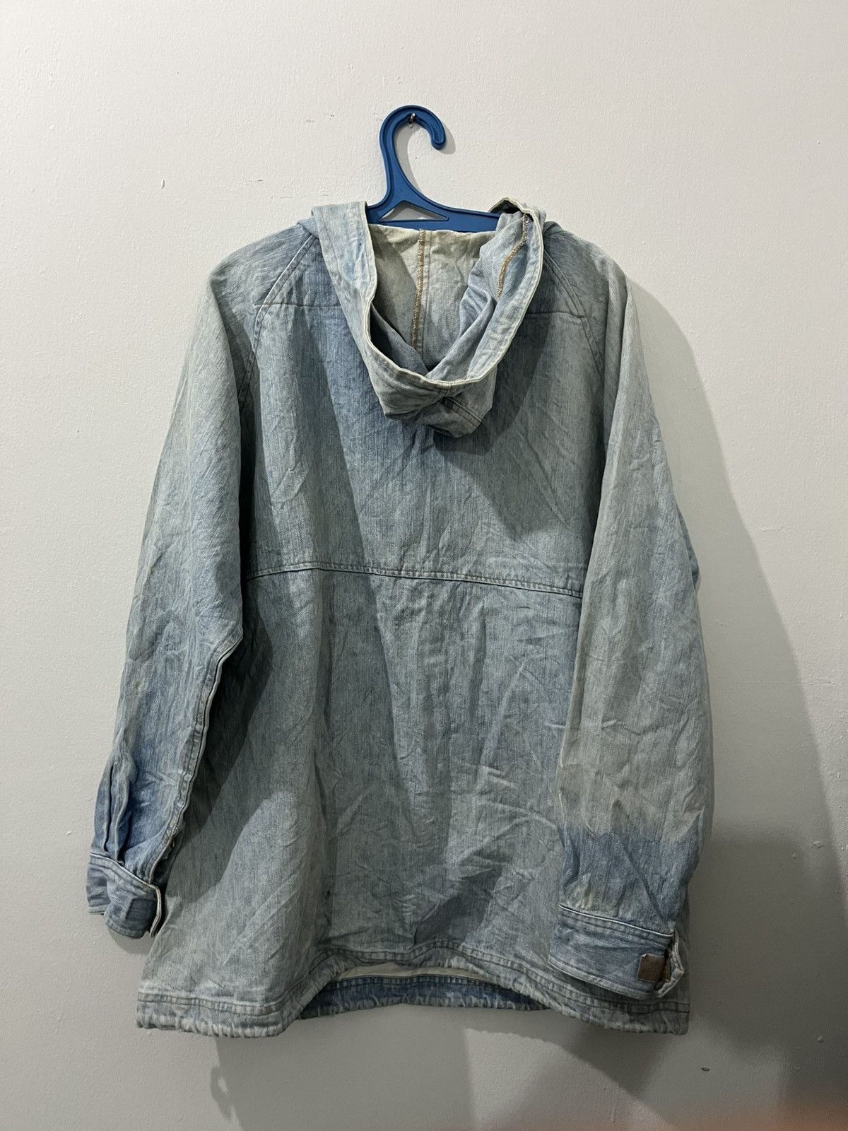 Pure Blue Japan 💥Vintage Combat Freaks USN NYC Denim Pullover Size US XL / EU 56 / 4 - 12 Thumbnail