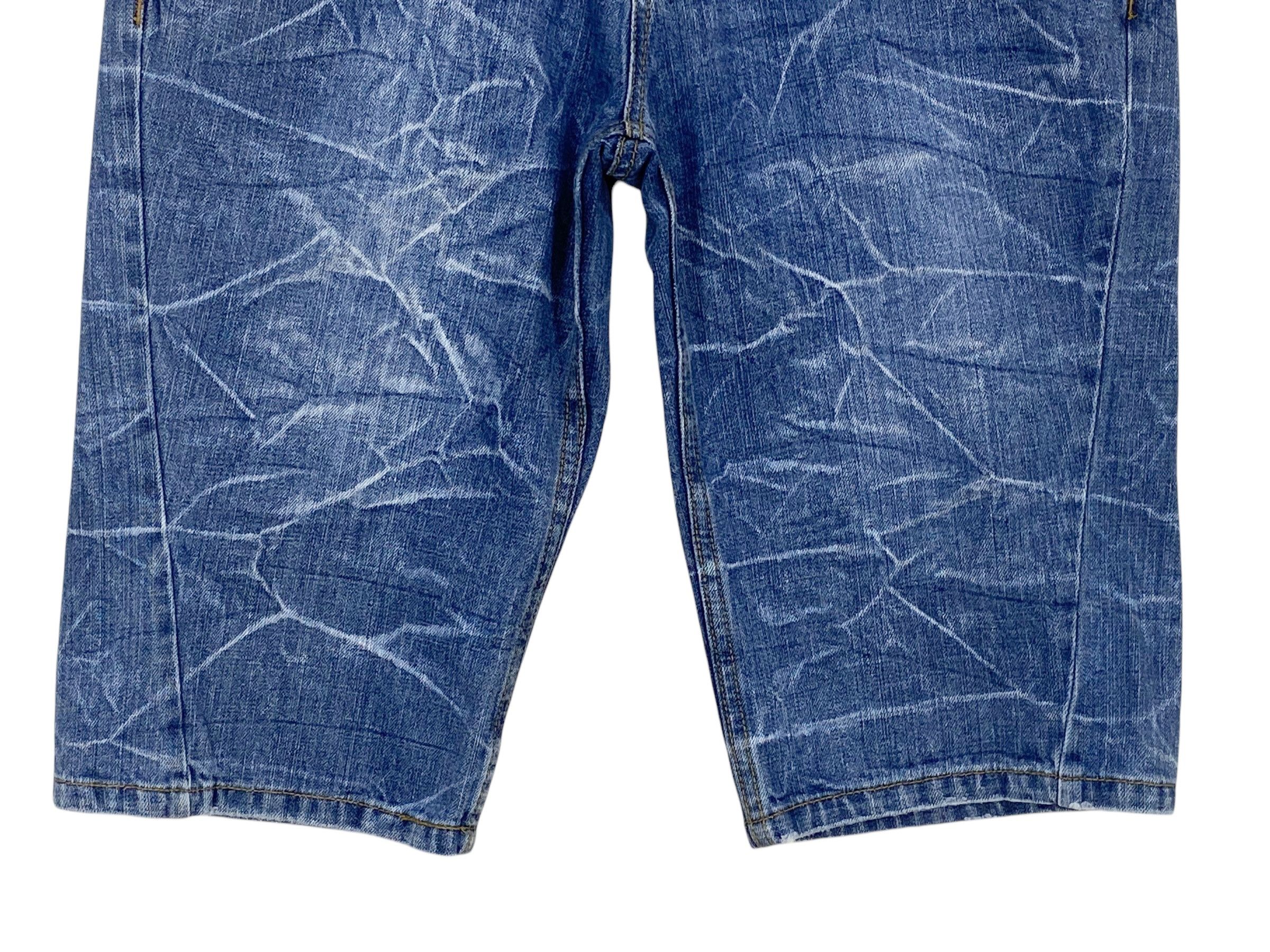 Japanese Brand Nylaus Short Jeans Distressed Denim Size US 32 / EU 48 - 4 Thumbnail