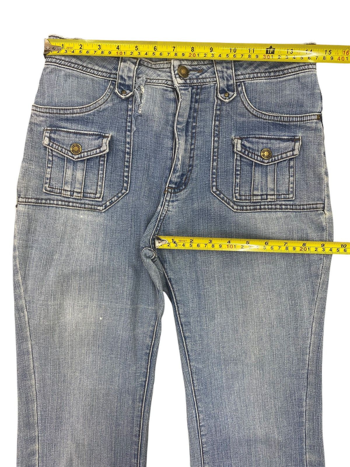 Newton Newton Circus Brand Blue Faded Wash Style Bush Pants Jeans Size US 29 - 5 Thumbnail