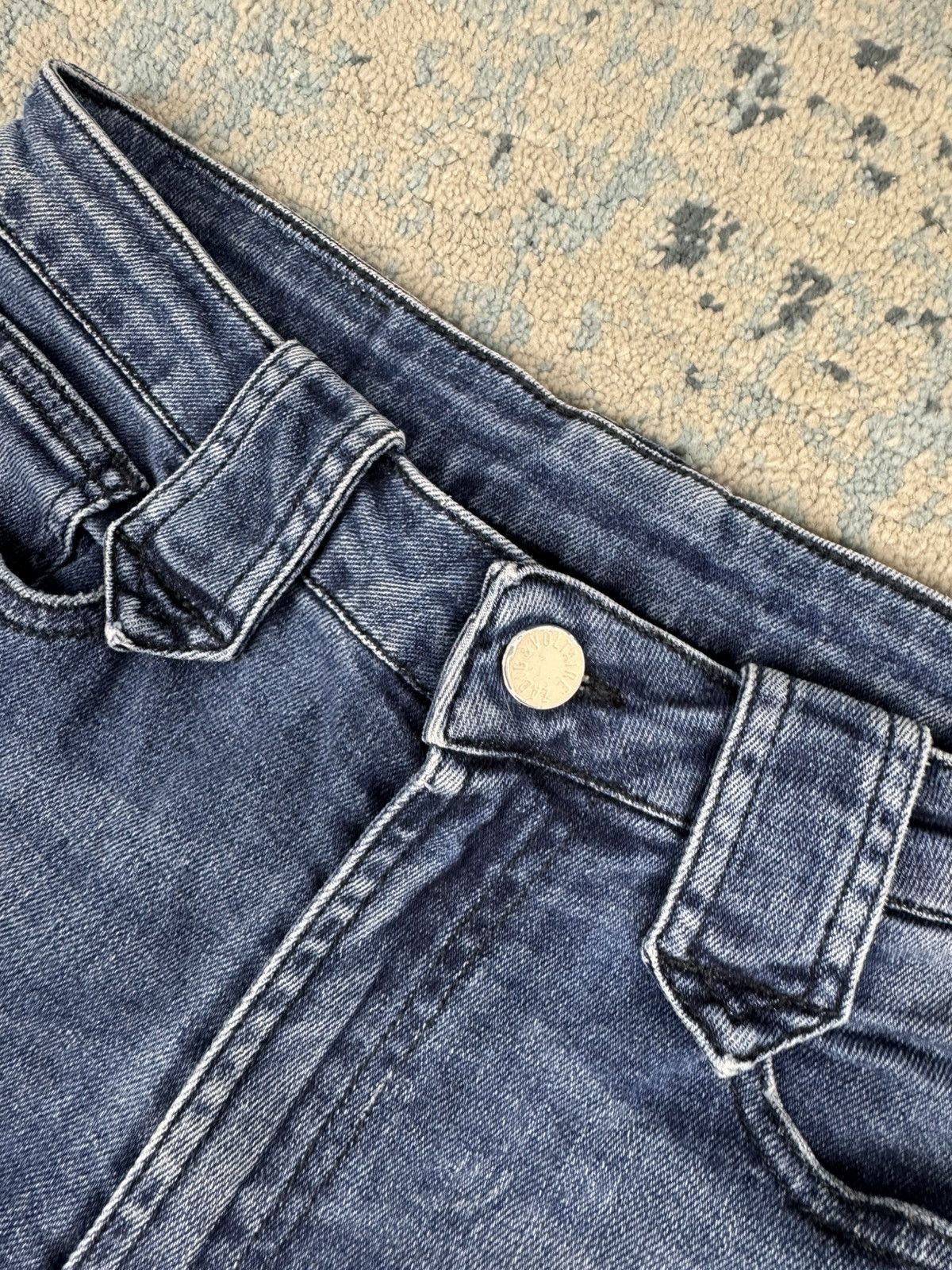 Zadig & Voltaire Vintage Y2K Zadig & Volaire flared denim slim fit hedi style Size US 27 - 14 Thumbnail