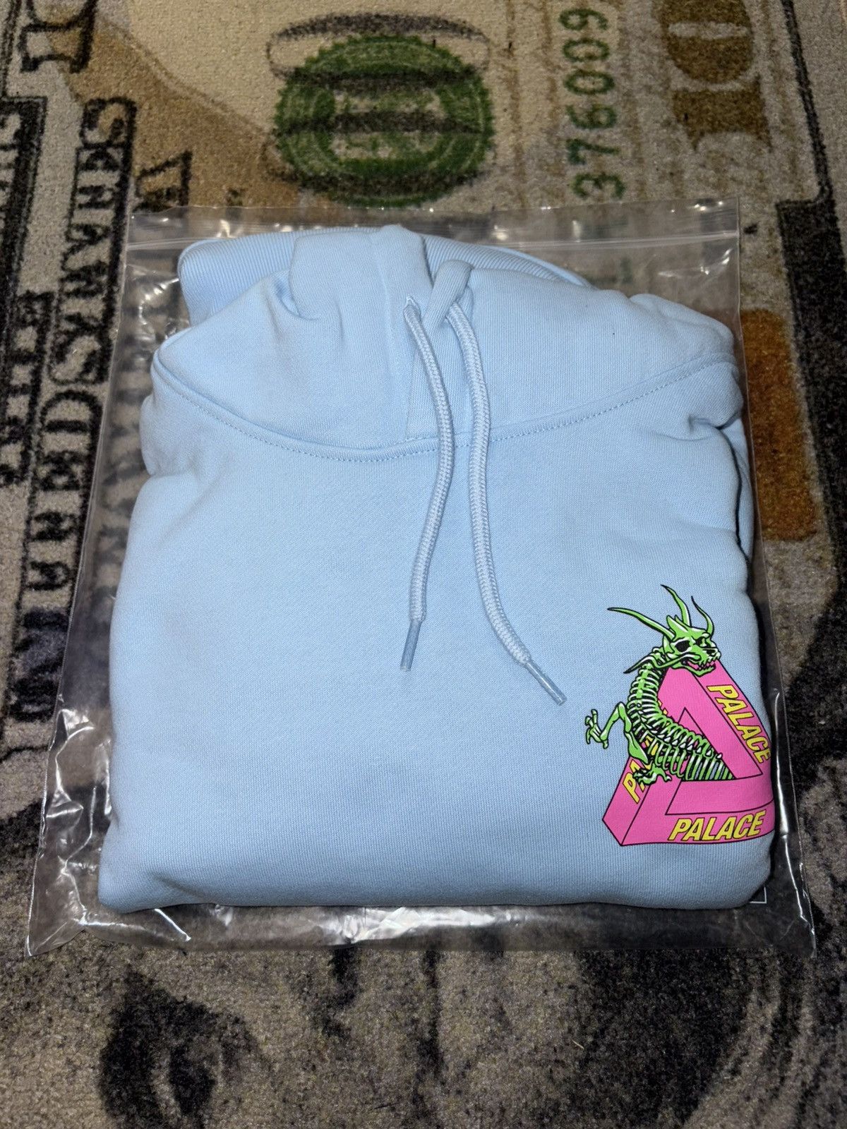 Palace Palace Dragon Bones Tri Ferg Hoodie Skyline Blue Size US XL / EU 56 / 4 - 1 Thumbnail