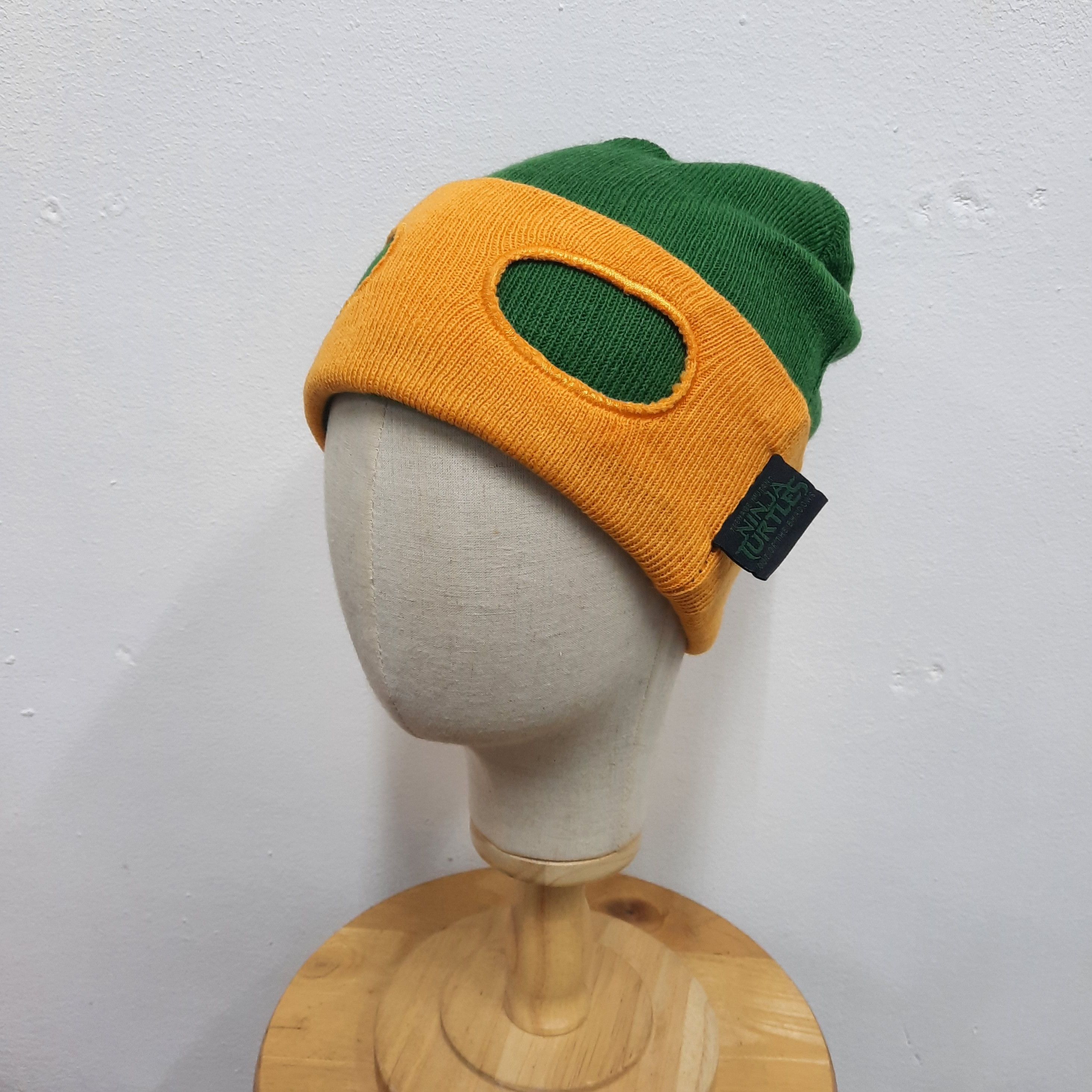 Japanese Brand 🐢 TMNT Ninja turles michelangelo character cartoon beanie Size ONE SIZE - 2 Thumbnail