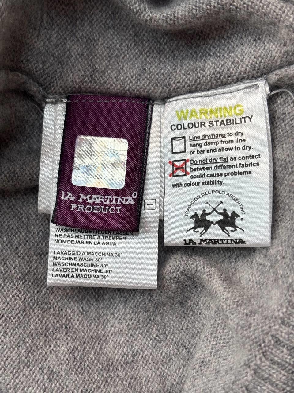 La Martina La Martina Cashmere & Wool "Black Clover" Sweater (Fits XL) Size US XL / EU 56 / 4 - 12 Thumbnail