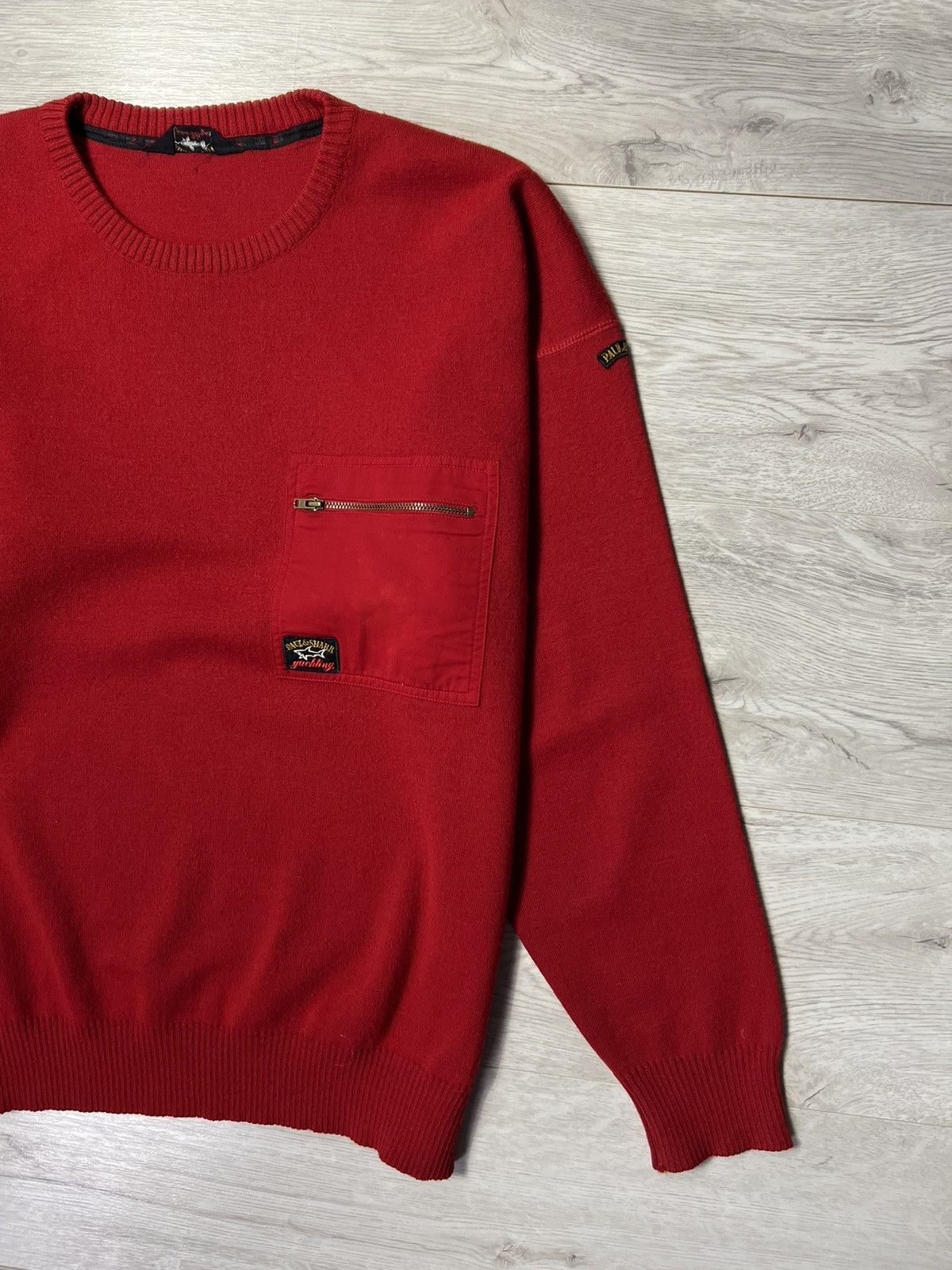 Paul & Shark Vintage Paul & Shark Yachting Wool Crewneck Knitted Sweater Size US L / EU 52-54 / 3 - 2 Thumbnail