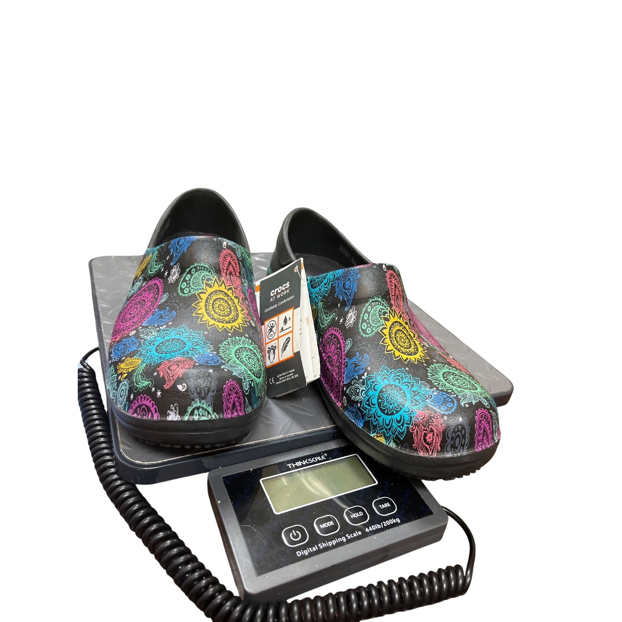 Crocs Crocs Work Dual Comfort wms paisley multicolored slip on clo Size US 6 / IT 36 - 12 Thumbnail