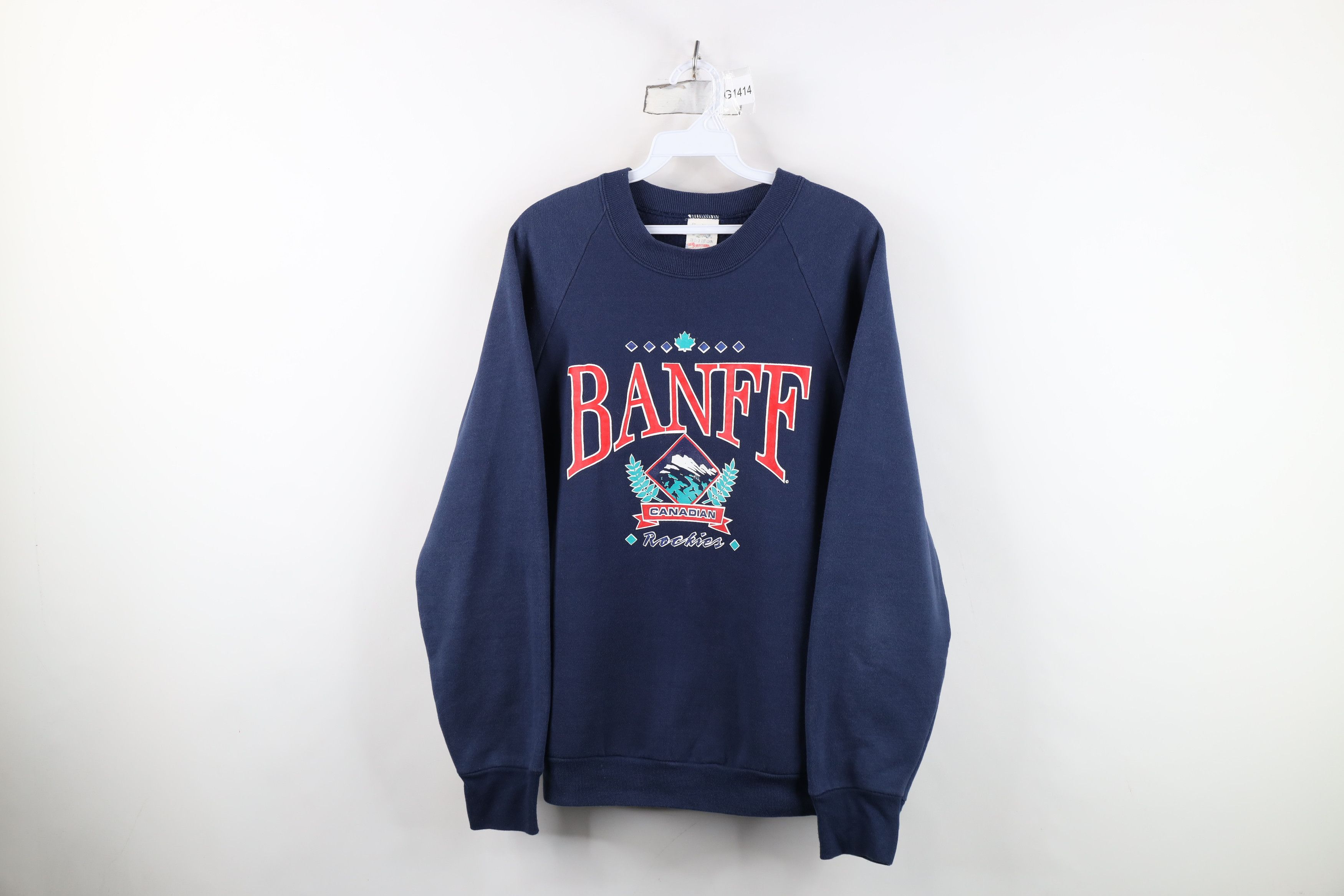 Vintage Vintage 90s Banff Canadian Rockies Crewneck Sweatshirt USA Size M / US 6-8 / IT 42-44 - 1 Thumbnail