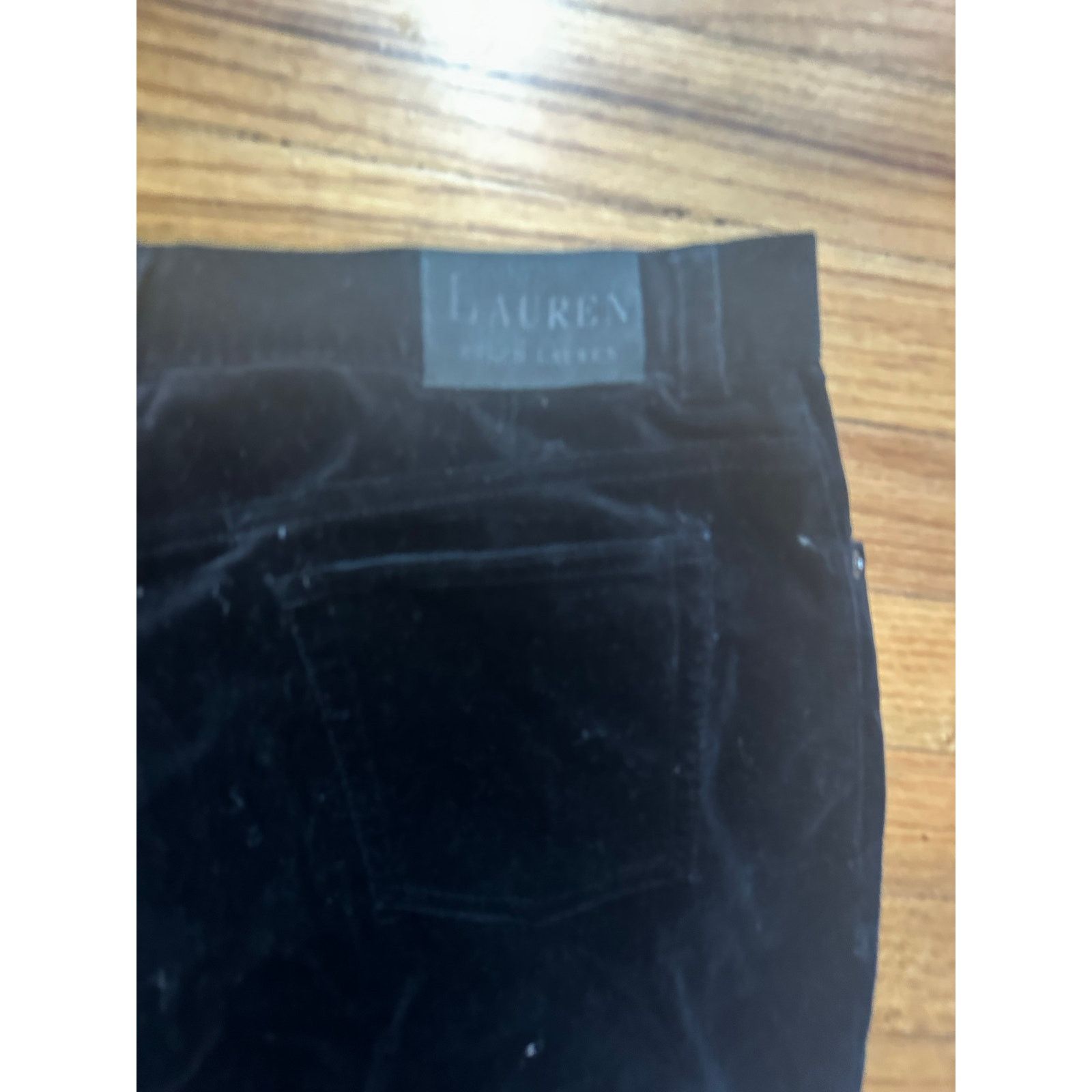 Lauren Ralph Lauren Lauren Ralph Lauren Black Velvet Pants Size 30" / US 8 / IT 44 - 7 Thumbnail